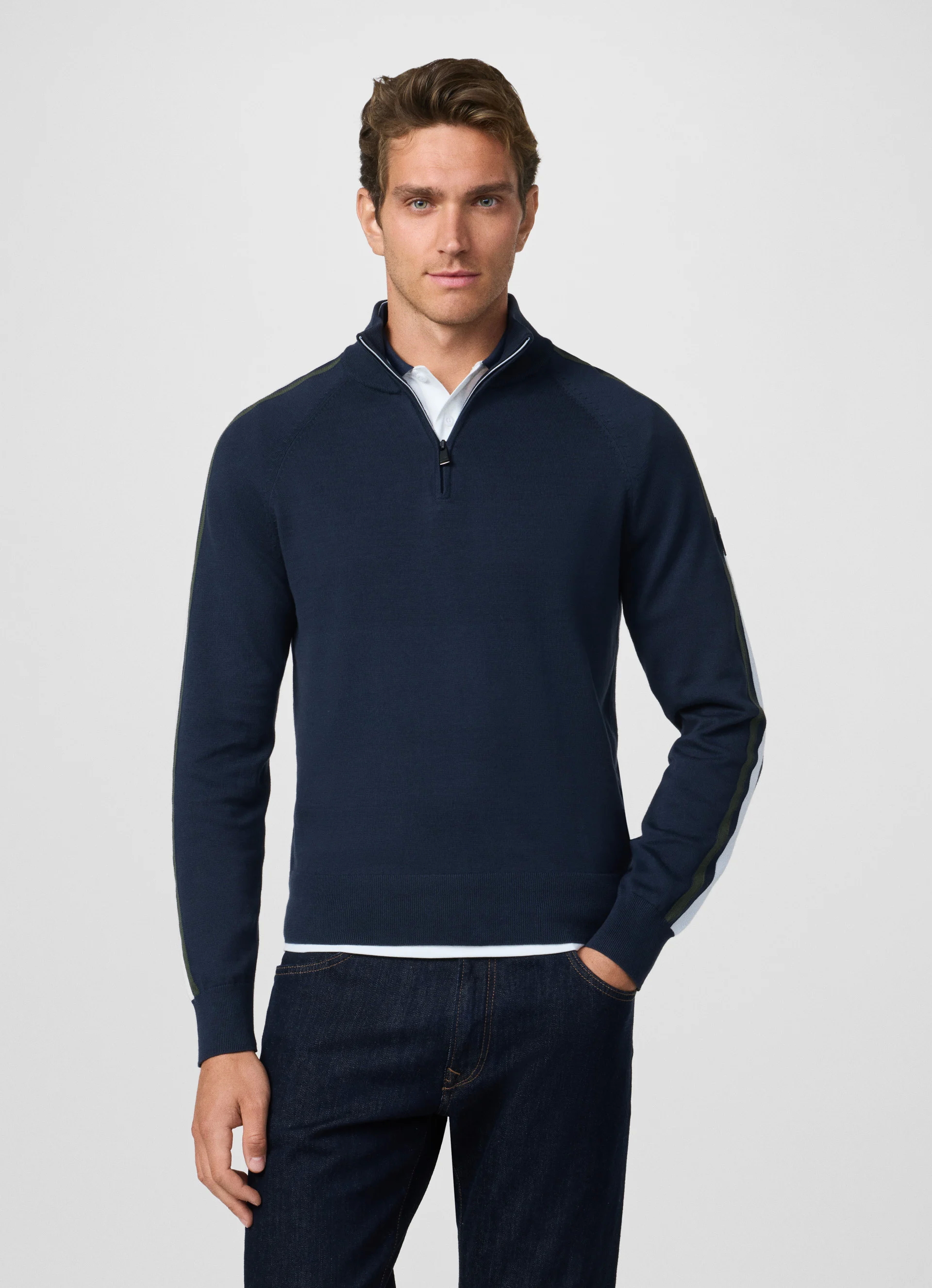 Пуловер 1/4 ZIP