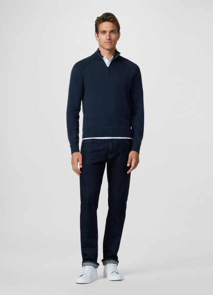 Пуловер 1/4 ZIP Hackett London
