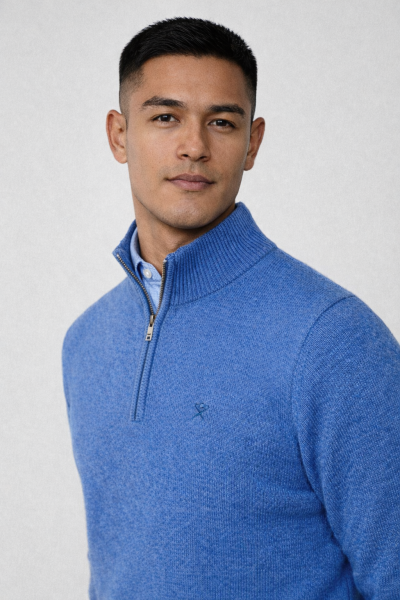 Пуловер 1/4 ZIP Hackett London