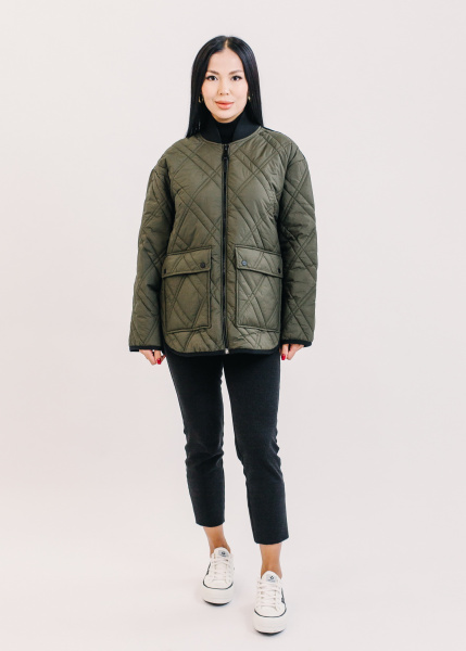 Демисезонная женская Куртка DKNY цвет хаки