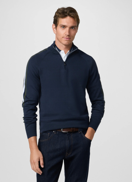 Пуловер 1/4 ZIP Hackett London