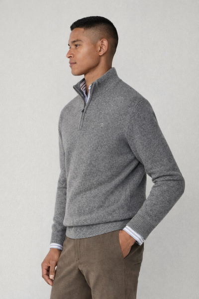 Пуловер 1/4 ZIP Hackett London