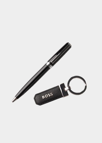 Подарочный набор (портмоне, брелок, ручка) HUGO BOSS